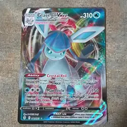 The Pokemon Company Glaceon VMAX 041/203 Evolving Skies Ultra Rare Holo Full Art - Image 1