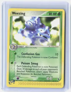 Weezing 24/109 Rare Ruby & Sapphire Pokemon Near Mint - Image 1