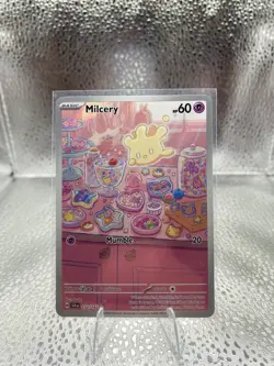 Milcery 152/142 Sv07: Stellar Crown Holo Illustration Rare Pokemon Full Art NM - Image 1