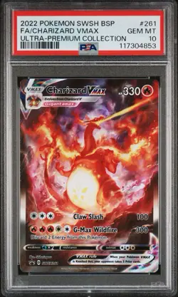 2022 Pokemon Charizard Vmax Ultra-Premium Collection #261 PSA 10 - Image 1