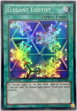 LCJW-EN098 Elegant Egotist - Super Rare 1st Edition Near Mint YuGiOh - Image 1