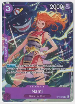 Nami OP09-070 Promo GENGAR NAMI NM One Piece TCG English - Image 1