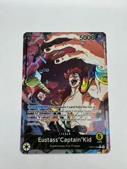 One Piece TCG: Eustass "Captain" Kid Leader Alt Art OP10-099 - Image 1