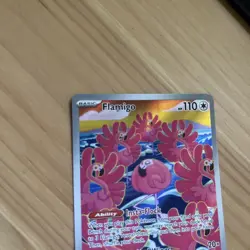Pokemon TCG Paldea Evolved Flamigo Holo Illustration Rare Card 227/193 NM - Image 3