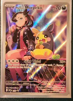 Pokemon TCG Marnie's Morpeko SVP 206 Rival Battle Deck Black Star Promo - Image 1