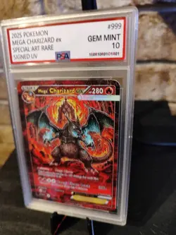 Pokemon Card M.Charizard EX SAR Signed UV Italian Artist F.C 11 Of 33 - Image 3