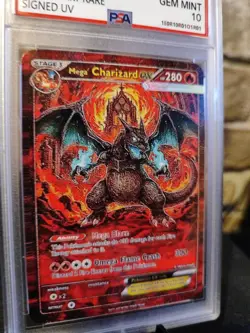 Pokemon Card M.Charizard EX SAR Signed UV Italian Artist F.C 11 Of 33 - Image 4