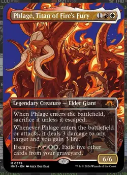 Phlage, Titan of Fire's Fury (Borderless) Modern Horizons 3 Regular - Image 1