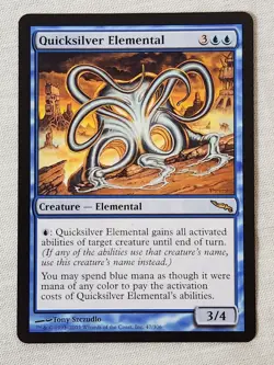 NM Quicksilver Elemental Mirrodin Mtg Magic the Gathering - Image 1