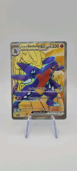Pokemon TCG: Cynthia's Garchomp EX 215/182 Illustration Rare Destined Rivals -NM - Image 1