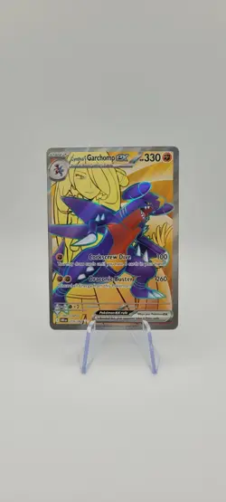 Pokemon TCG: Cynthia's Garchomp EX 215/182 Illustration Rare Destined Rivals -NM - Image 2