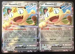 Pokemon TCG Meowth Ex 062/088 Perfect Order Lot Of 2 Cards NM/M - Image 1