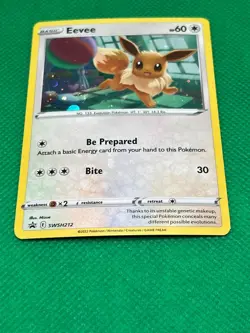 Pokemon Tcg Eevee SWSH212 Holo Promo Sword & Shield - Image 2