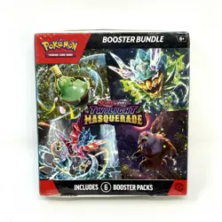 Pokemon TCG Scarlet & Violet Twilight Masquerade Sealed Booster Bundle 6 Pack - Image 1