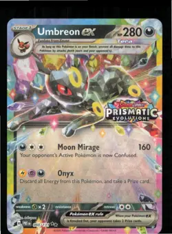 Umbreon ex 060/131 Holo Promo Miscellaneous Cards & Products Pokemon Stamped NM - Image 1