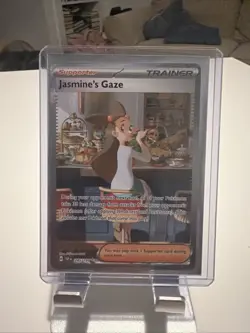 Pokemon Jasmine's Gaze Trainer SV8 Special Illustration Rare Card English - Image 1