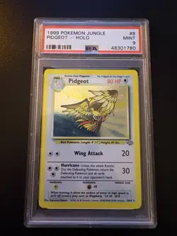 1999 Pokemon Fossil #24 Pidgeot Holo PSA 9 - Image 1