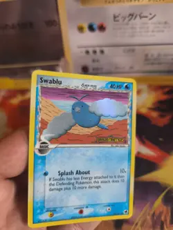 Pokemon Karte Card Wablu Swablu Ex Dragon Frontiers Reverse Stamp Holo NM-MINT - Image 2