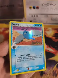 Pokemon Karte Card Wablu Swablu Ex Dragon Frontiers Reverse Stamp Holo NM-MINT - Image 5
