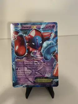 Pokemon Deoxys EX BW82 Holo Black Star Promo 2013 Print Team Plasma NM - Image 1