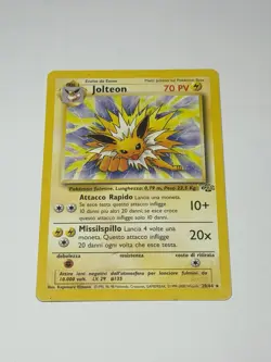 Italian Jolteon 20/64 Jungle Unlimited Pokemon Card TCG Vintage WOTC 1999 LP - Image 1