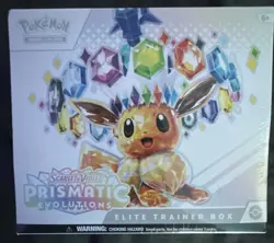 Pokemon Prismatic Evolutions Elite Trainer Box FACTORY SEALED 2025 PERFECT BOX ! - Image 1