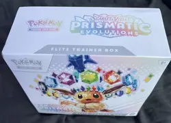 Pokemon Prismatic Evolutions Elite Trainer Box FACTORY SEALED 2025 PERFECT BOX ! - Image 4