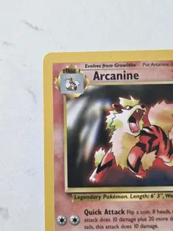 Arcanine 6 Black Star Promo WOTC Vintage Pokemon TCG Card LP - Image 5