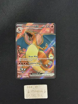 Pokemon ENGLISH - 151 - Charizard Ex - 183/165 - Full Art Rare - MINT - Image 5