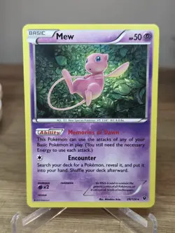 Mew 29/124 Holo Rare Fates Collide Pokemon - Image 5