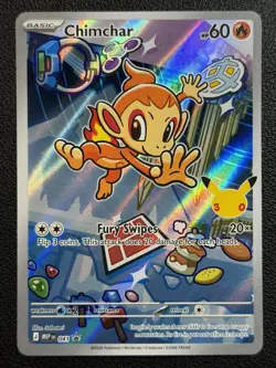 Pokemon - Chimchar 041 Me: Mega Evolution Promo First Partners Illustration Rare - Image 1