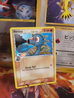 Pokemon Karte Card Horsea Seeper Ex Dragon Frontiers Reverse Stamp Holo Mint - Image 1