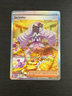 2025 Scarlet & Violet Prismatic Evolutions Jacinthe Holo Secret Rare SAR #122/88 - Image 1