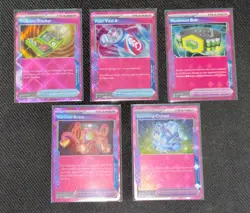 Pokemon TCG ACE SPEC Trainer 5 Card Lot, English, NM, Holo Unplayed, As Pictured - Image 1