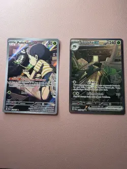 Pokemon TCG Lot of 2 - Twilight Masquerade - Poltchageist Ir & Sinistcha Ex SIR - Image 1