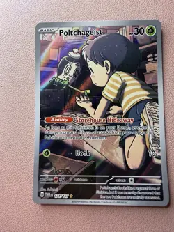 Pokemon TCG Lot of 2 - Twilight Masquerade - Poltchageist Ir & Sinistcha Ex SIR - Image 2