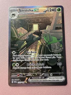 Pokemon TCG Lot of 2 - Twilight Masquerade - Poltchageist Ir & Sinistcha Ex SIR - Image 4