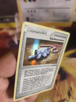 Pokemon Card Starkeamulett Strength Charm Reverse Stamp Holo NM Dragon Frontiers - Image 4