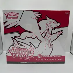 Pokemon Center Exclusive White Flare Elite Trainer Box ETB New Factory Sealed - Image 2