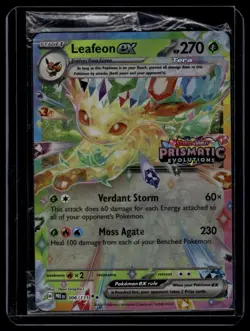 Pristmatic Promo Stamped and Sealed - Leafeon ex 006/131 Pokemon TCG - Image 1