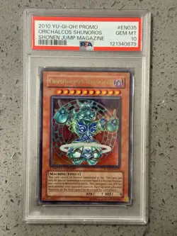 YUGIOH Orichalcos Shunoros JUMP PSA 10 Low Pop - Image 1