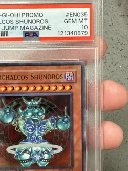YUGIOH Orichalcos Shunoros JUMP PSA 10 Low Pop - Image 3