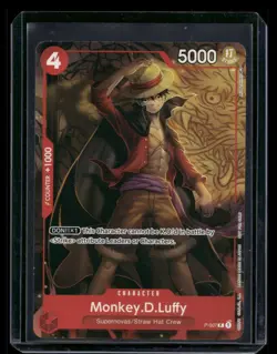 Monkey.D.Luffy (Tournament Pack Vol. 1) P-007 - One Piece TCG Card - NM/M - Image 1