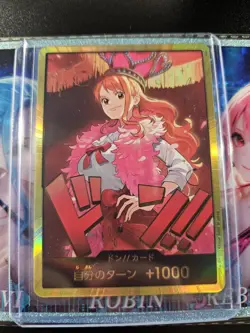 DON!! Nami GOLD & Nico Robin GOLD EB03 Japanese ONE PIECE Card Heroines Edition - Image 1