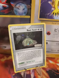 Pokemon Karte Card Root Wurzel Fossil Ex Legend Maker Reverse Stamp Holo Exc - Image 1