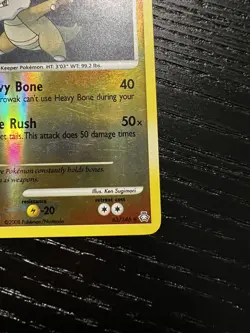 Marowak lv.30 63/146 Legends Awakened Reverse Holo Pokemon Card NEAR MINT NM - Image 4