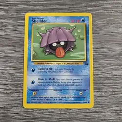 Shellder 54/62 Fossil Pokemon Card Vintage WOTC - Image 1