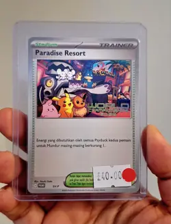 2025 Pokemon WORLD CHAMPIONSHIPS Card INDONESIAN Paradise Resort SV-P Promo~NM - Image 1