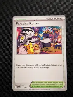 2025 Pokemon WORLD CHAMPIONSHIPS Card INDONESIAN Paradise Resort SV-P Promo~NM - Image 2