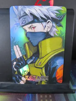 Kakashi Hatake Naruto Art Card Rare Holo Collectible Anime Manga CCG NM - Image 1